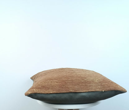 Kilim Pillow Cover 16"x16" Home Decorative Boho Rustic Rug Lumbar Cushion E194