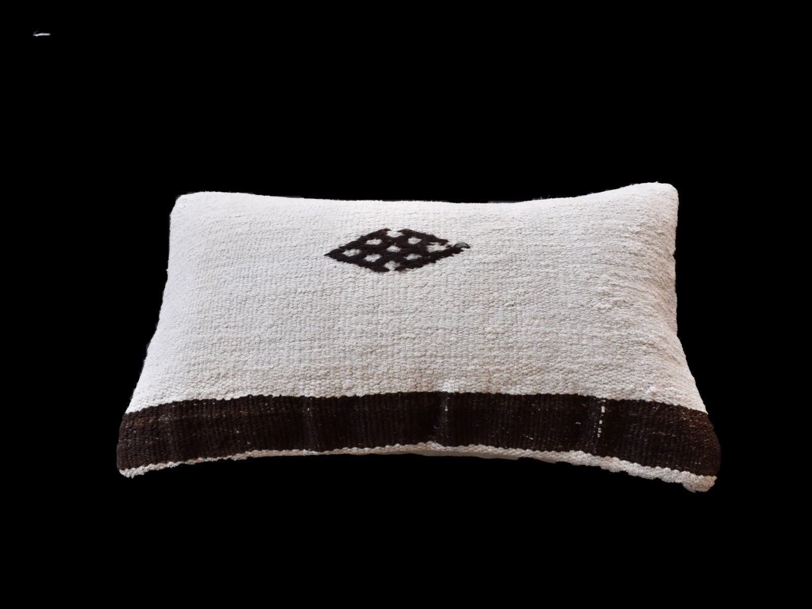 Kilim Pillow Cover 12x20 Handmade Turkish Rug Boho Ethnic Lumbar Cushion 3332