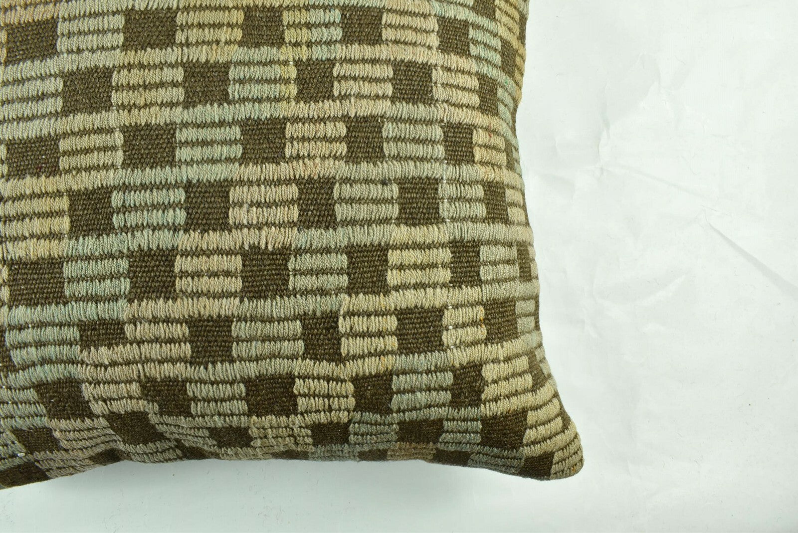 Kilim Pillow Cover 20x20 Home Decorative Handmade Ethnic Oushak Rug Pillow A1880