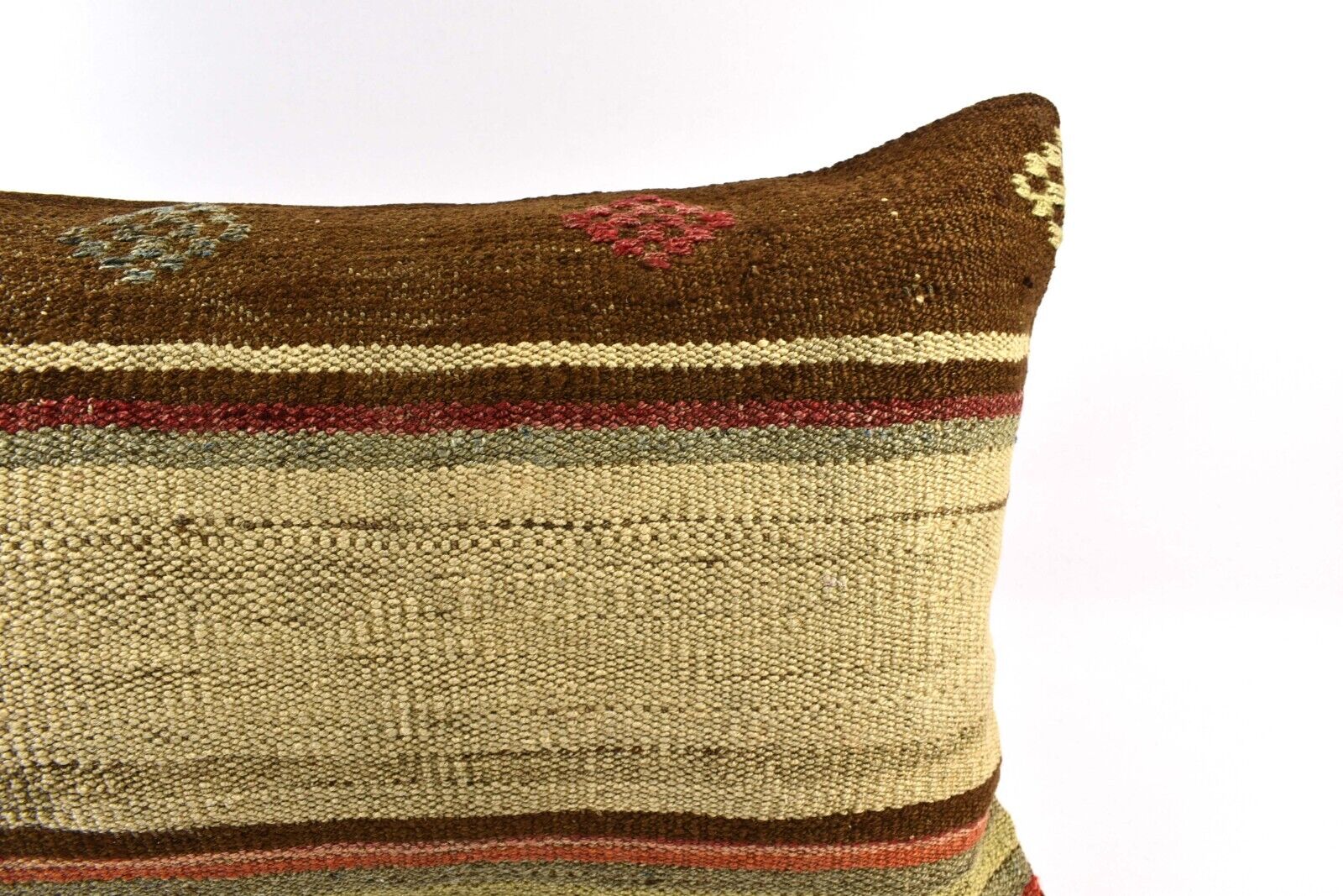 16x24 Kilim Pillow Cover Handmade Vintage Anatolian Lumbar Cushion Cover 4762