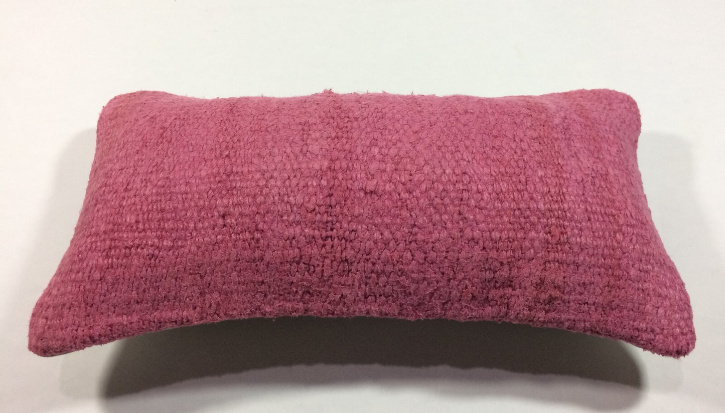 Turkish Cushion Cover 8"x16" Handmade Vintage Boho Ethnic Throw Pillow Case 1452