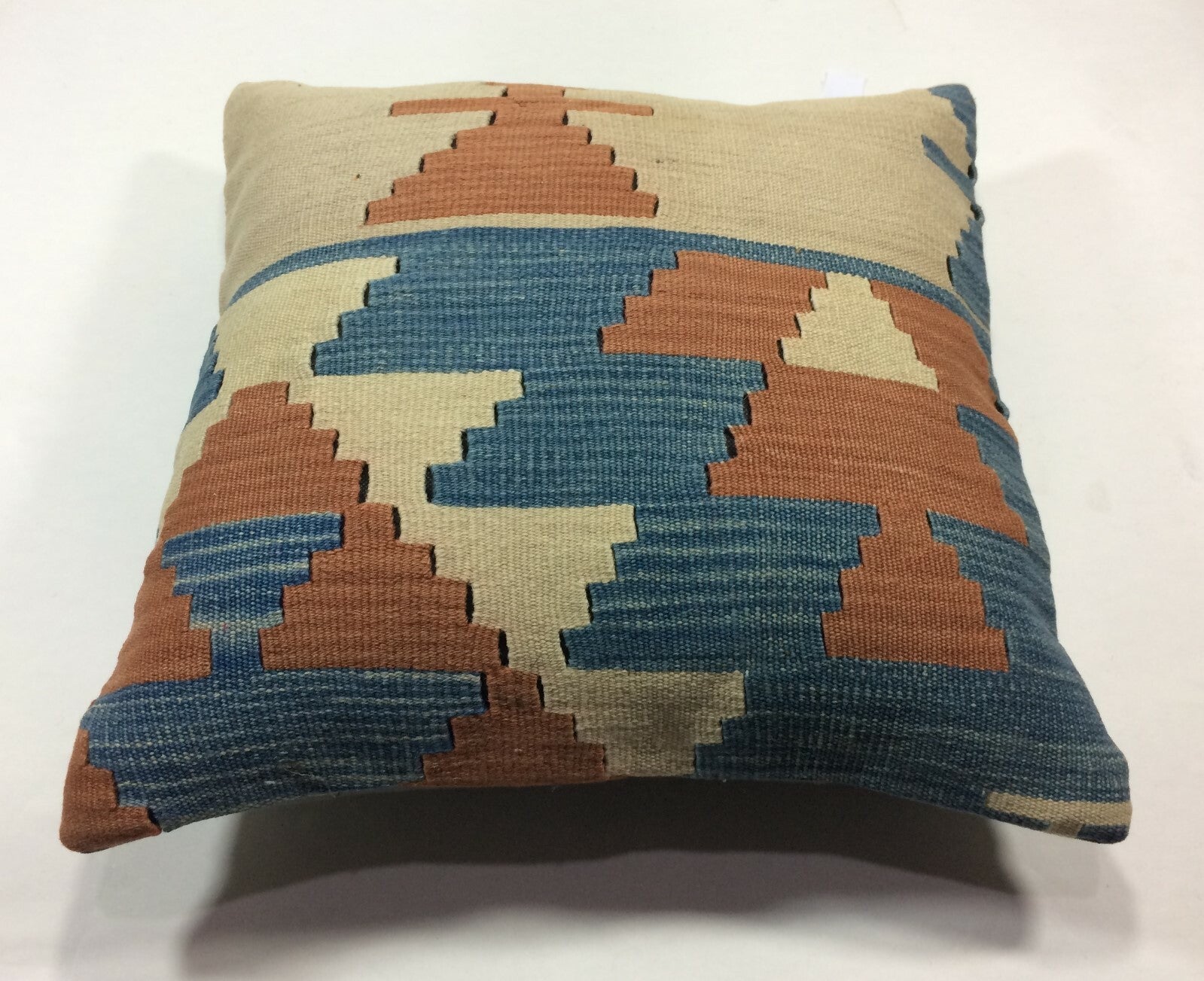 18"x18" Kilim Pillow Cover  Handmade Turkish Vintage Cushion Tribal Lumbar A37