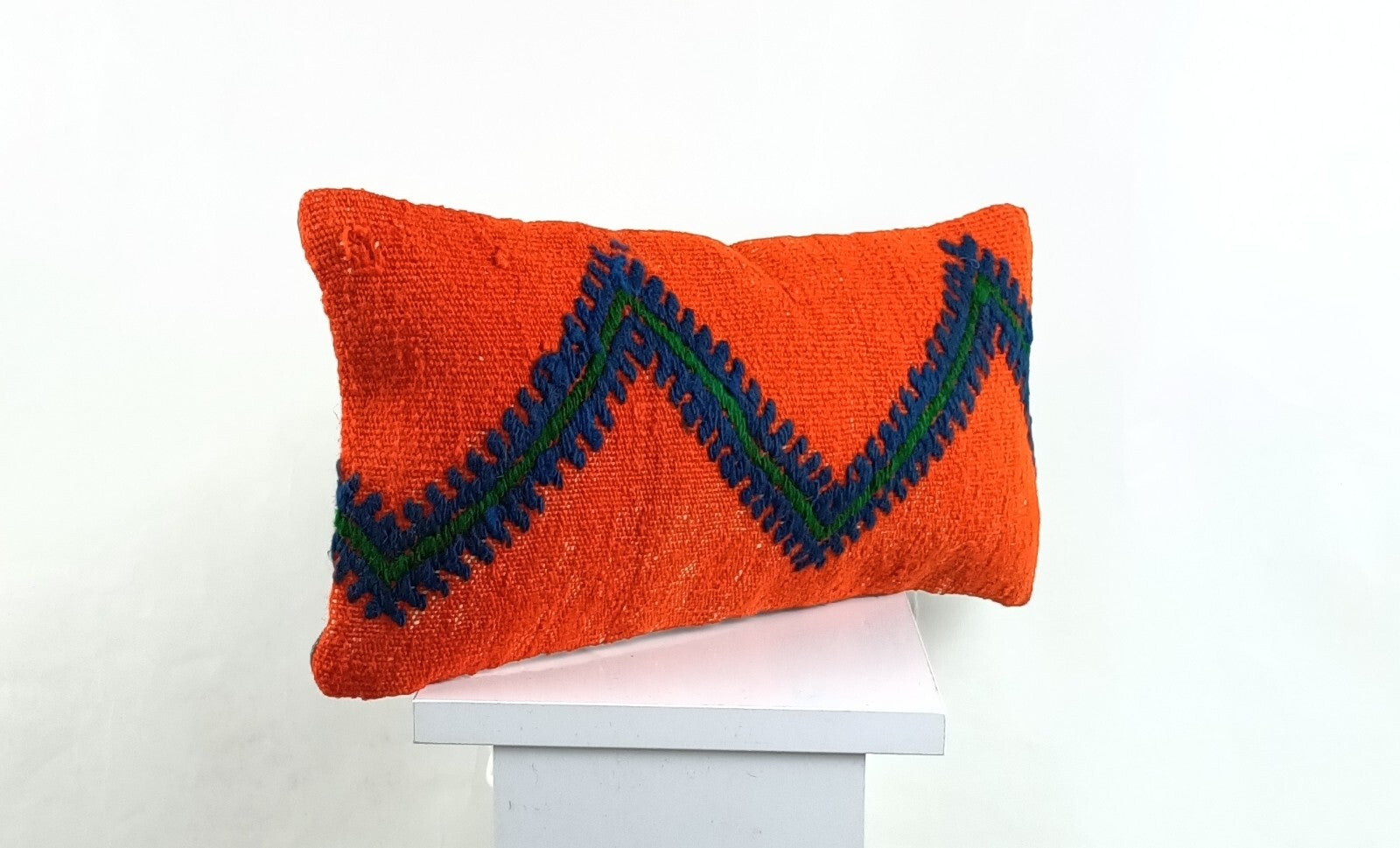 Turkish Cushion Cover 8"x16" Handmade Vintage Boho Ethnic Throw Pillow Case 2606