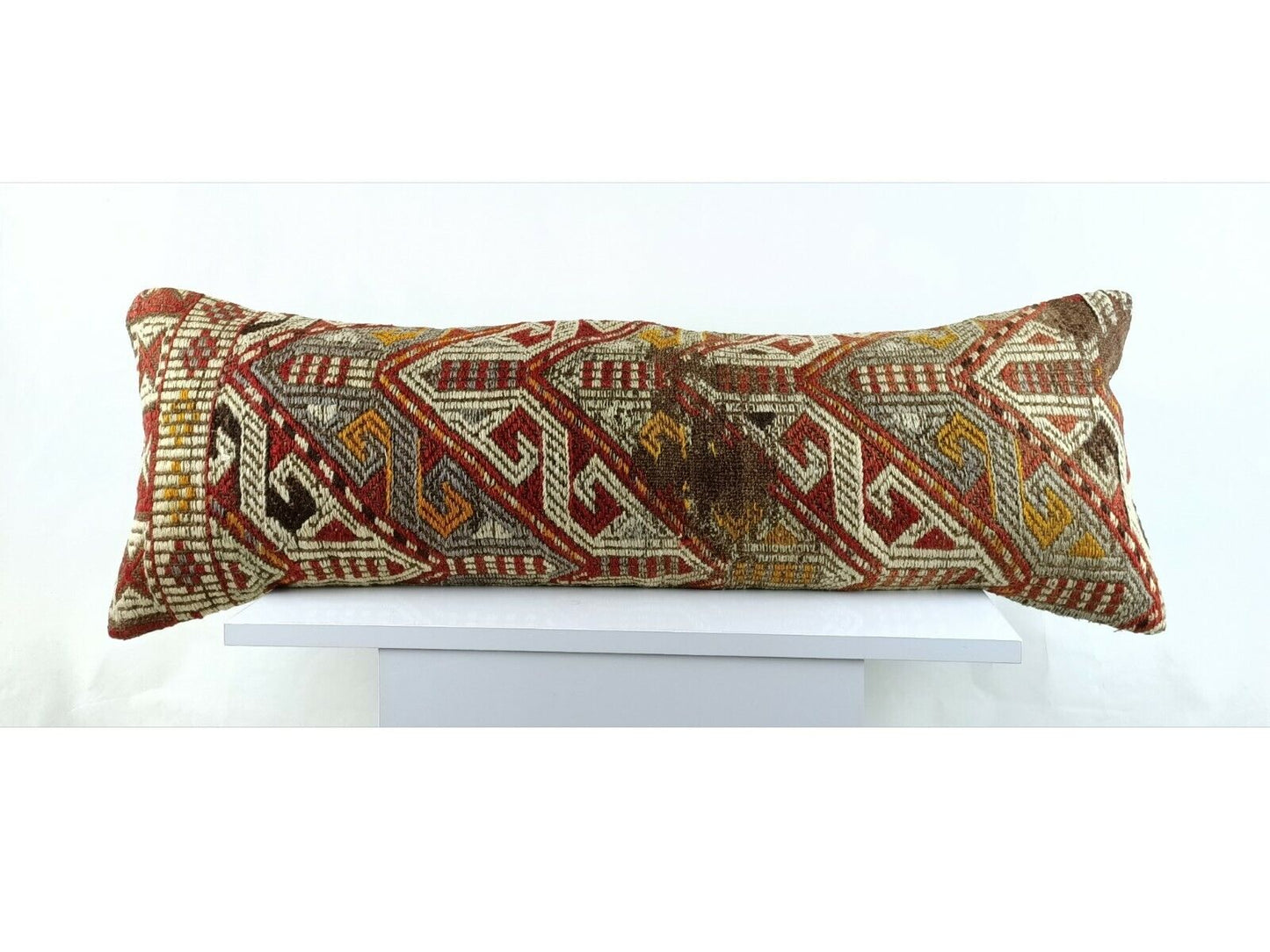 Kilim Pillow Cover 12x36 Home Decorative Handmade Ottoman Long Lumbar  A1527