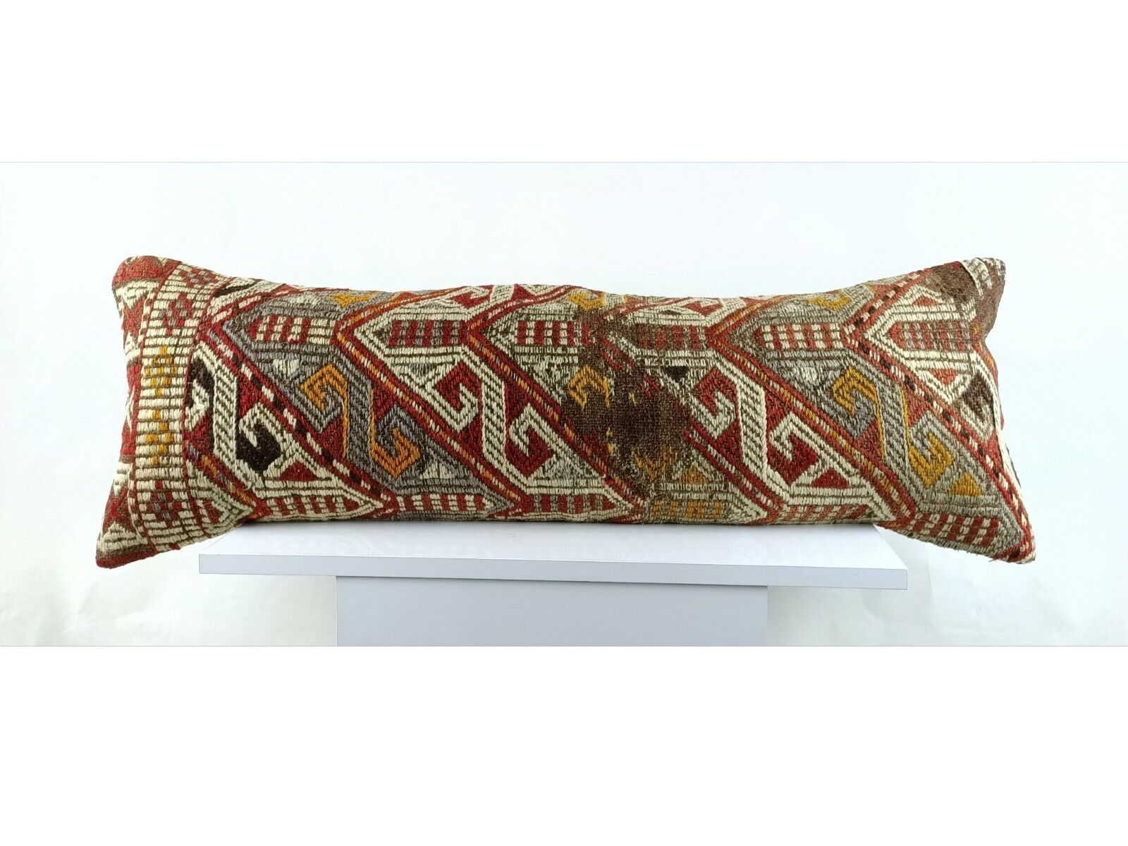 Kilim Pillow Cover 12x36 Home Decorative Handmade Ottoman Long Lumbar  A1527