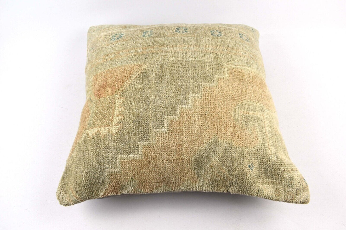 24x24 Kilim Pillow Cover Large Vintage Oushak Rug Ethnic Sofa Cushion 4845