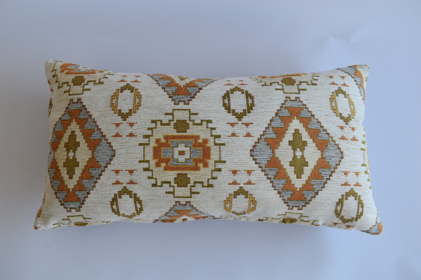 2 pcs/set Kilim Design Fabric Pillow Cover Handmade Ethnic Tribal Boho Lumbar