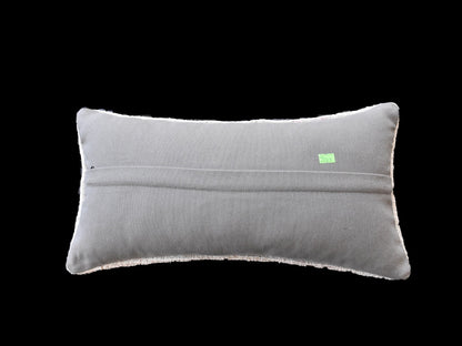 10x20 Kilim Lumbar Pillow Cover Vintage Ethnic Oushak Kilim Pillow Cover 3344