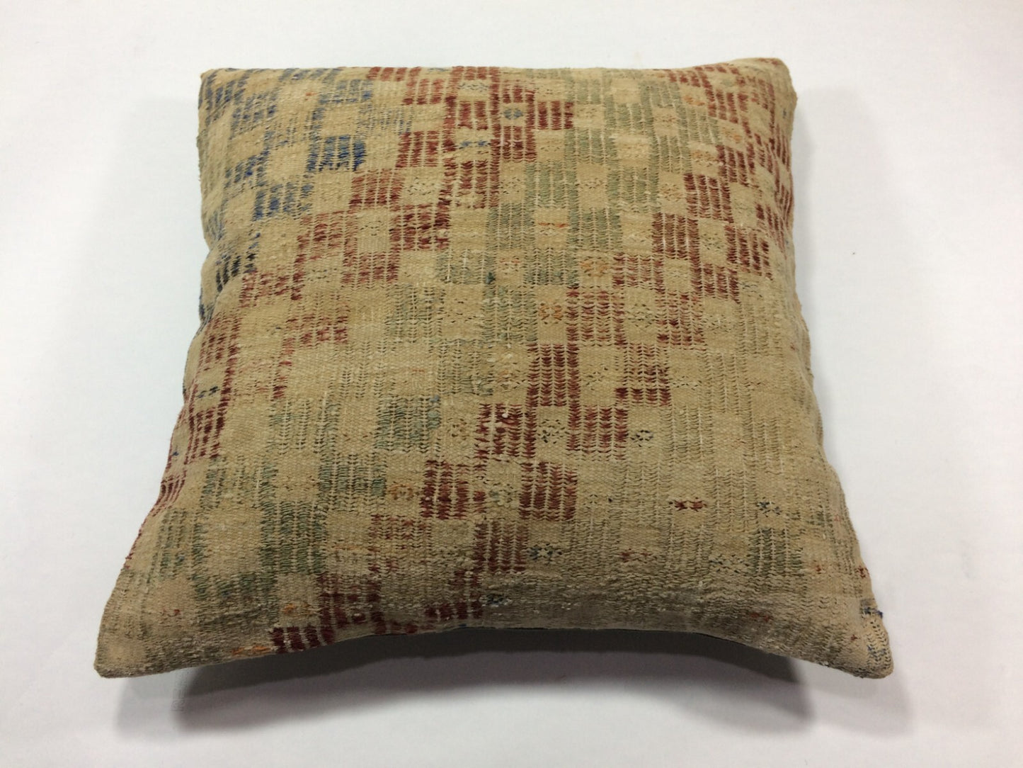 18"x18" Kilim Pillow Cover  Handmade Turkish Vintage Cushion Tribal Lumbar 1285