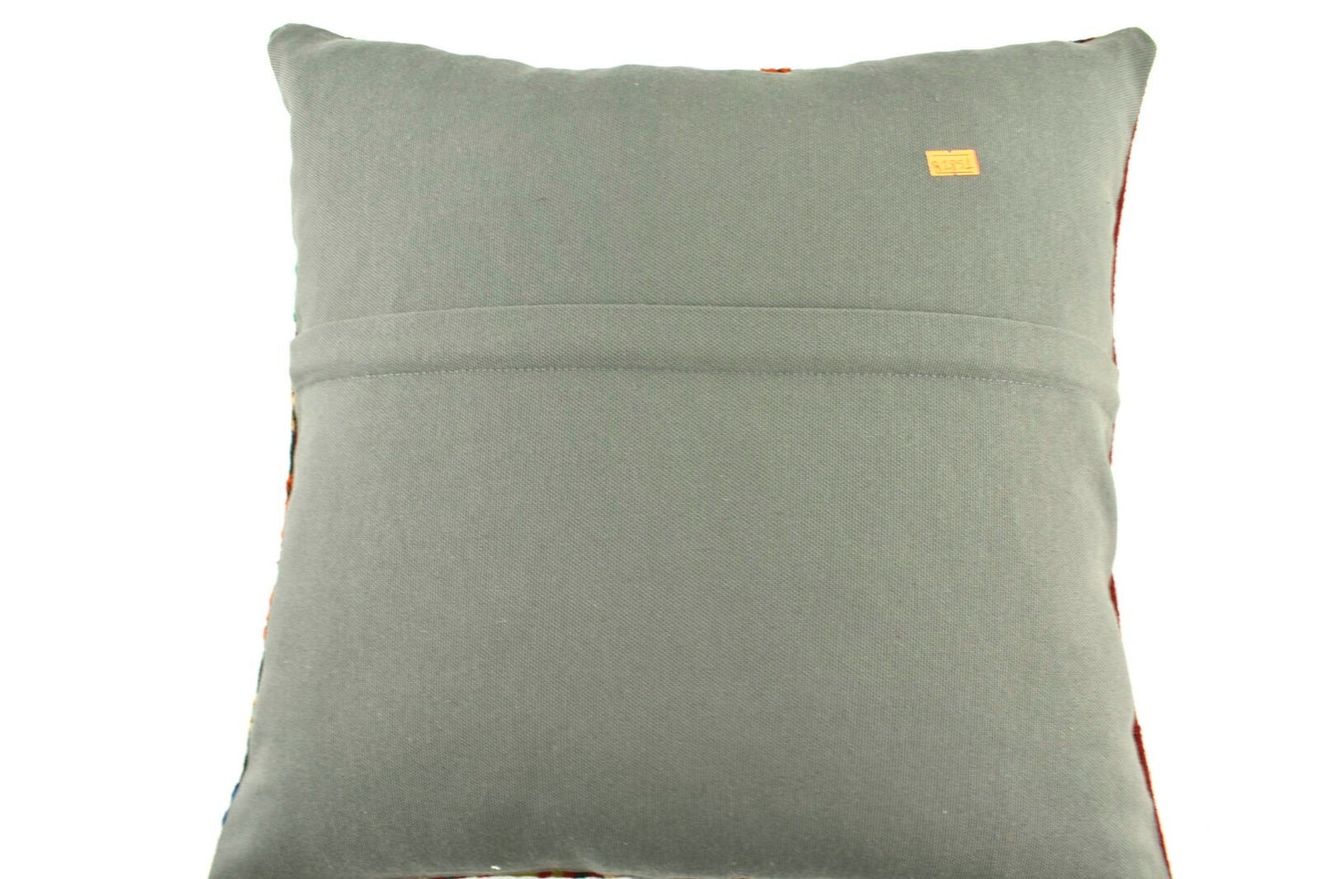 18x18 Kilim Pillow Cover Handknotten Vintage Pillow Oushak Kilim Pillow  A2851