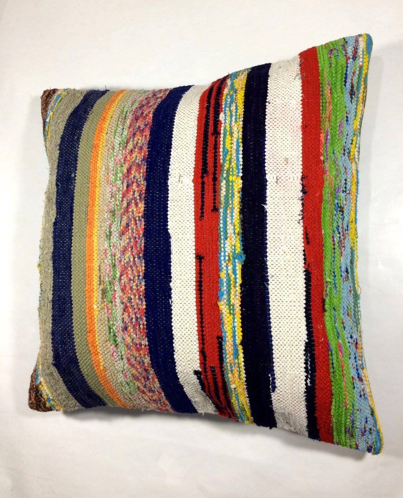 20x20 Kilim Pillow Cover Handmade Vintage Oushak Kilim Cushion Cover 256