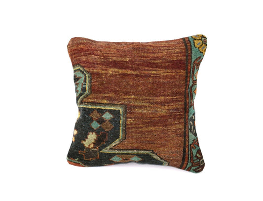 16x16 Ethnic Vintage Turkish Rug Pillow Cover Home Decorative Boho Cushion 4224