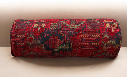 Bolster Pillow Cover Fabric Kilim Pattern Ethnic Tribal Oriental Bolster Pillow