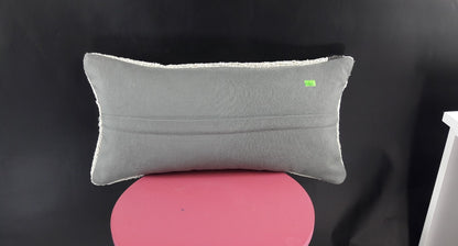 10x20 Kilim Lumbar Pillow Cover Vintage Ethnic Oushak Kilim Pillow Cover E1141