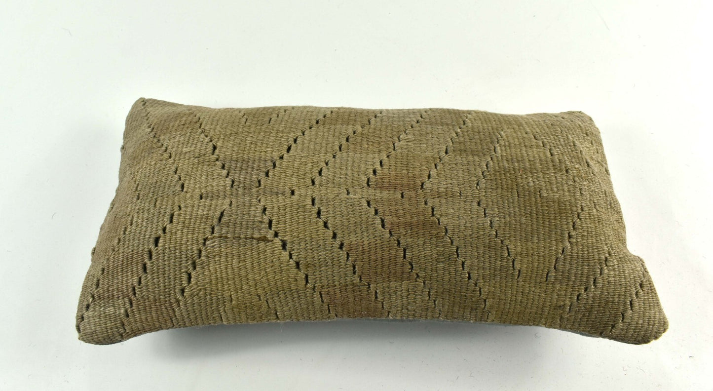 Turkish Cushion Cover 8"x16" Handmade Vintage Boho Ethnic Throw Pillow Case 3741