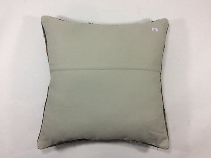 18"x18" Kilim Pillow Cover  Handmade Turkish Vintage Cushion Tribal Lumbar 1265