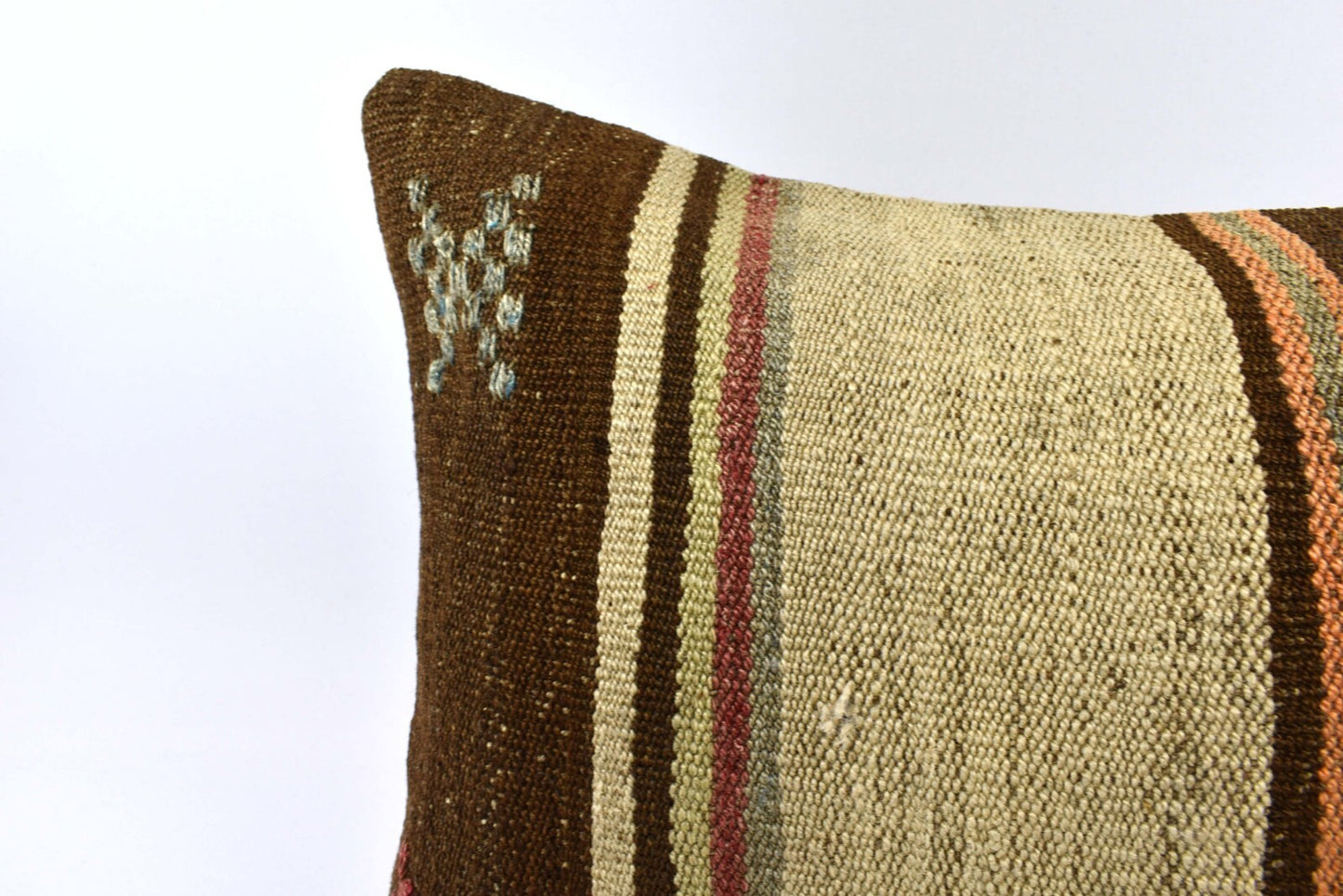 16x24 Kilim Pillow Cover Handmade Vintage Anatolian Lumbar Cushion Cover 4769