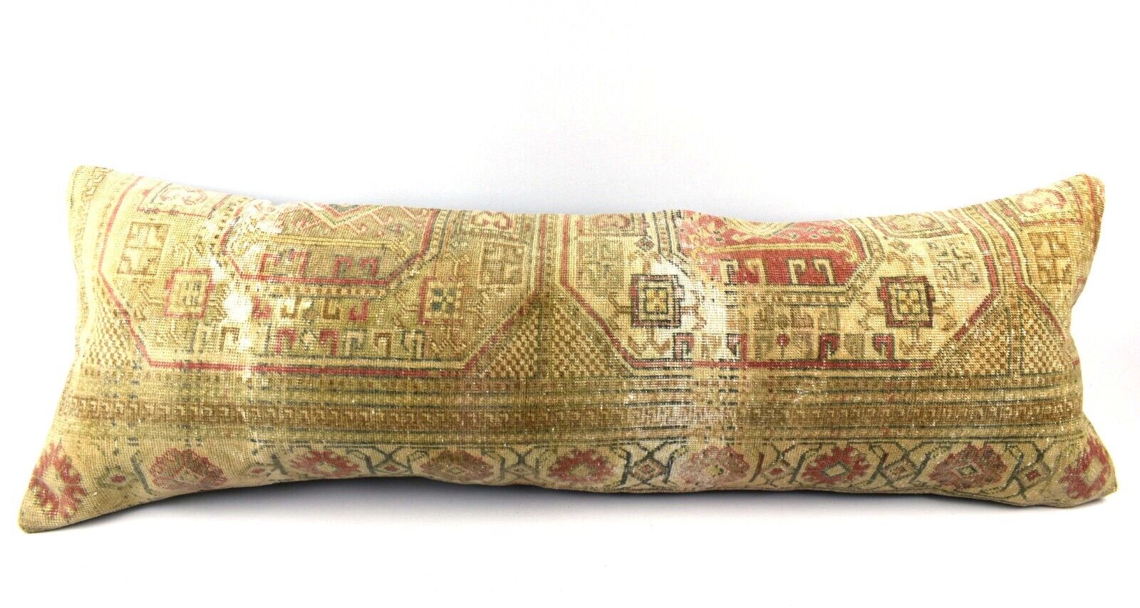 Extra Large Kilim Pillow Cover 16x48 Handmade Ethnic Boho Oriental Lumbar A3318