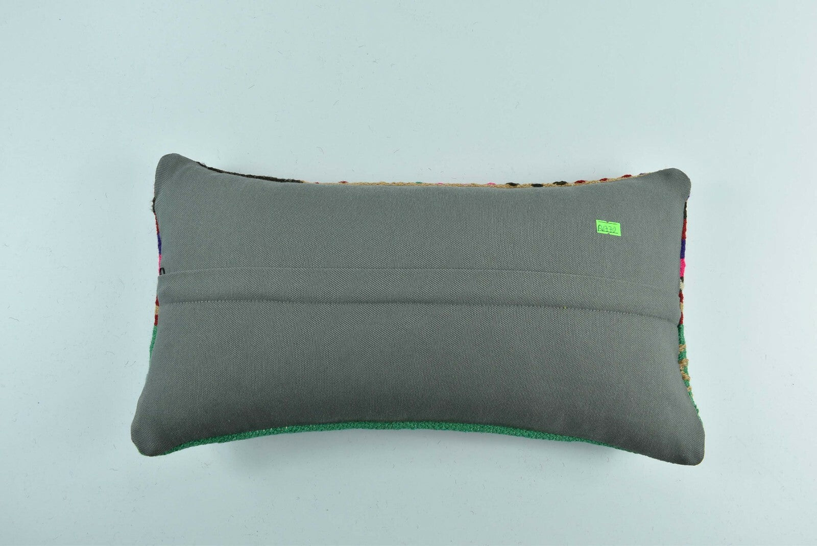 Kilim Lumbar Pillow Cover 10x20 Decorative Sofa Couch Handmade Cushion A1770