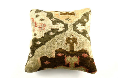 20x20 Kilim Pillow Cover Handmade Vintage Oushak Kilim Cushion Cover 4100