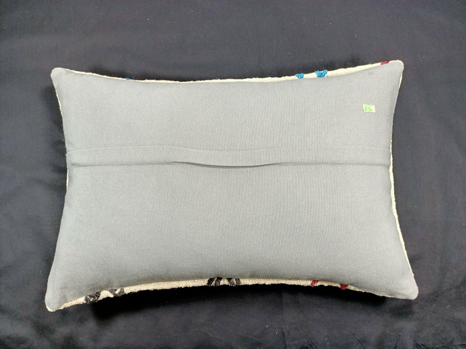 Kilim Pillow Cover 16x24 Tribal Vintage Turkish Carpet Lumbar Pillow Cover E54