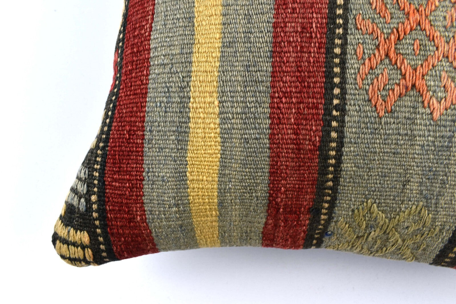 20x20 Kilim Pillow Cover Handmade Vintage Oushak Kilim Cushion Cover 4645