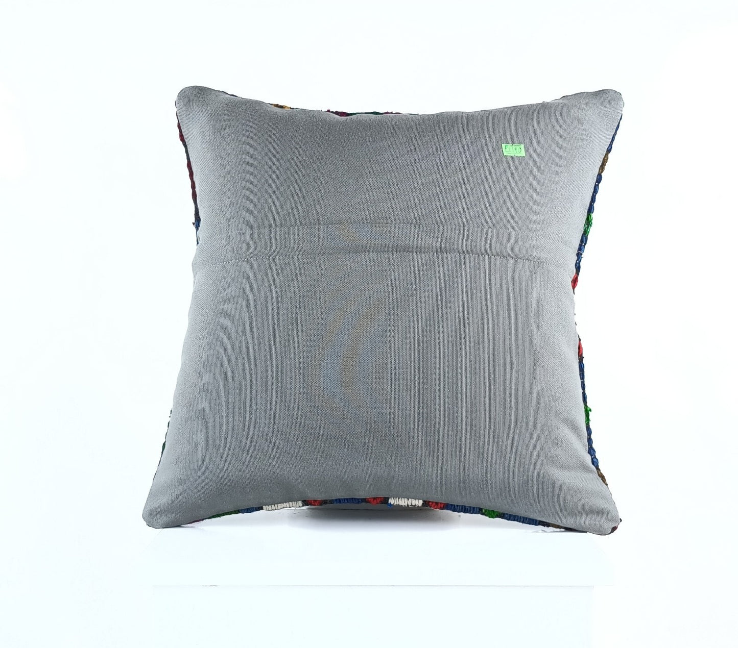 18"x18" Kilim Pillow Cover  Handmade Turkish Vintage Cushion Tribal Lumbar E1390