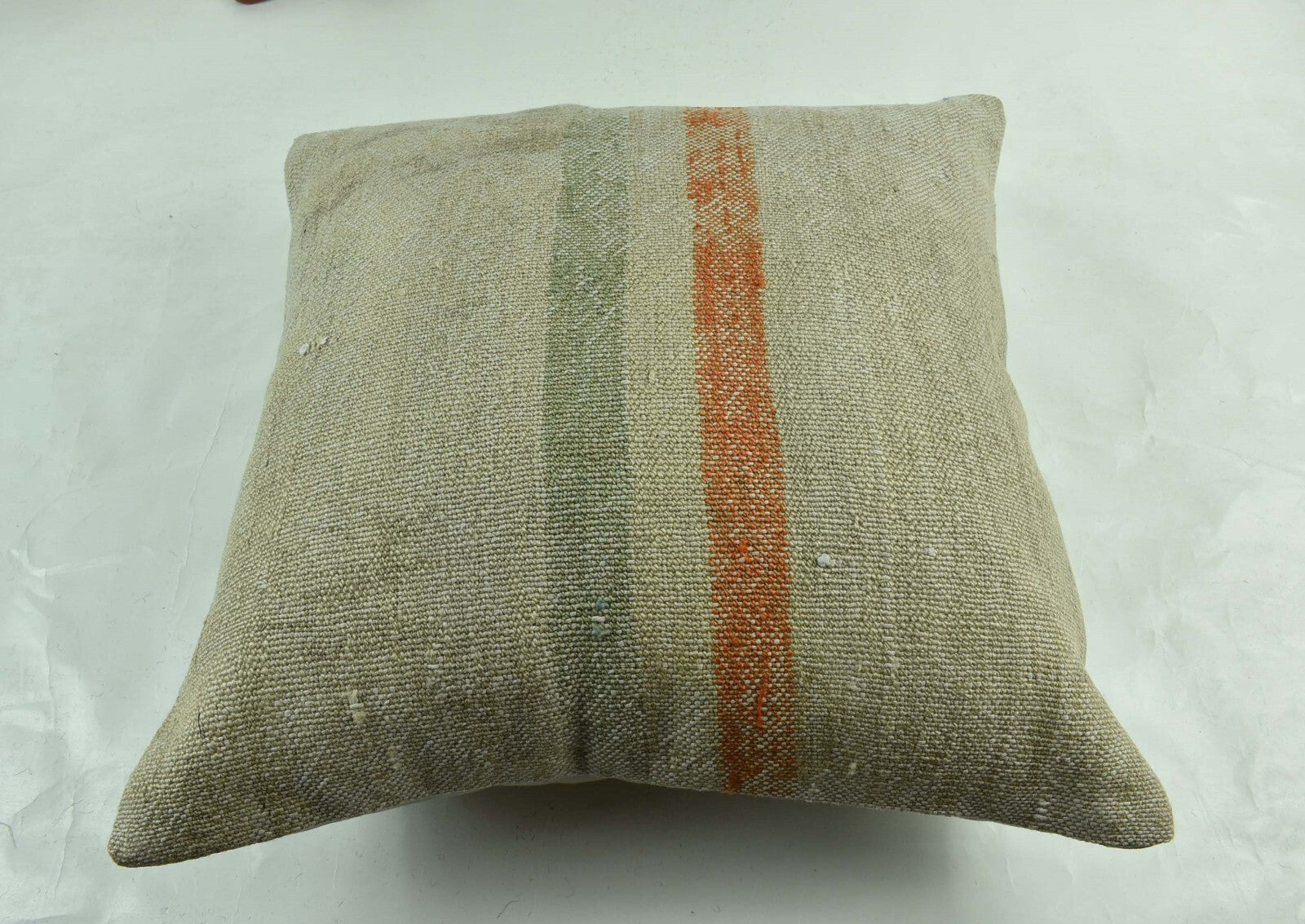 20x20 Kilim Pillow Cover Handmade Vintage Oushak Kilim Cushion Cover 2964