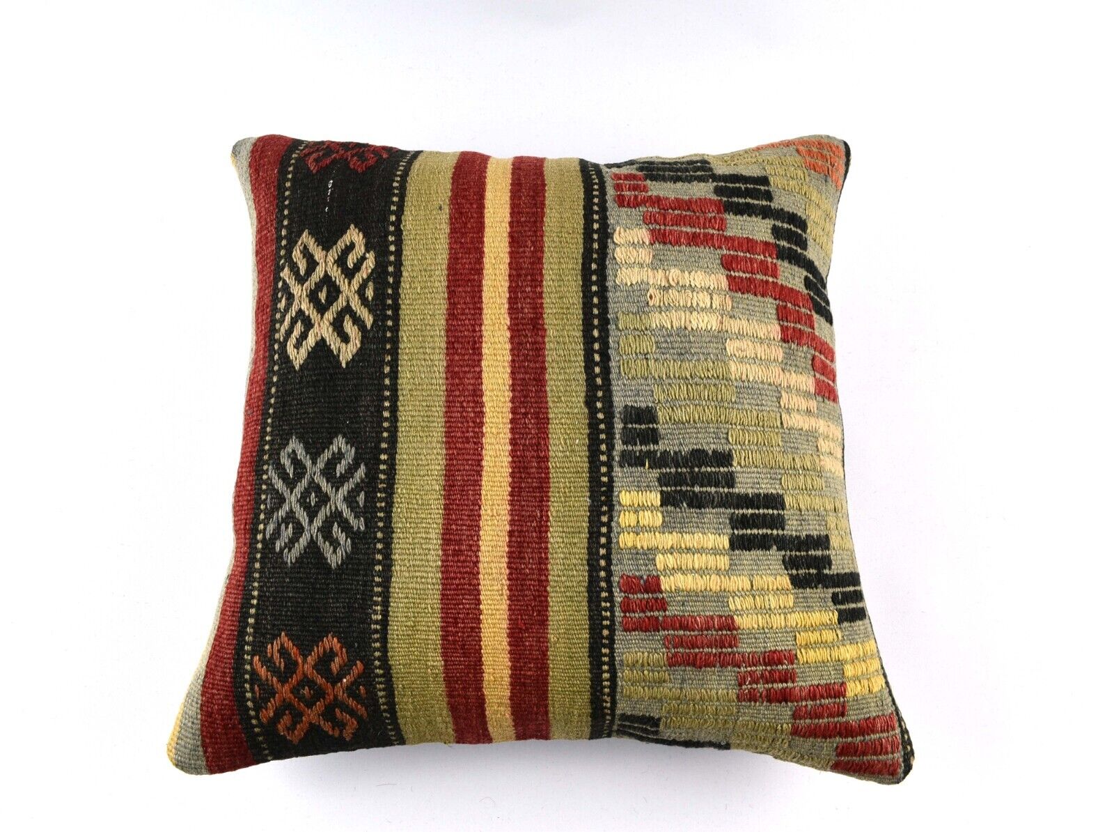 20x20 Kilim Pillow Cover Handmade Vintage Oushak Kilim Cushion Cover 4698