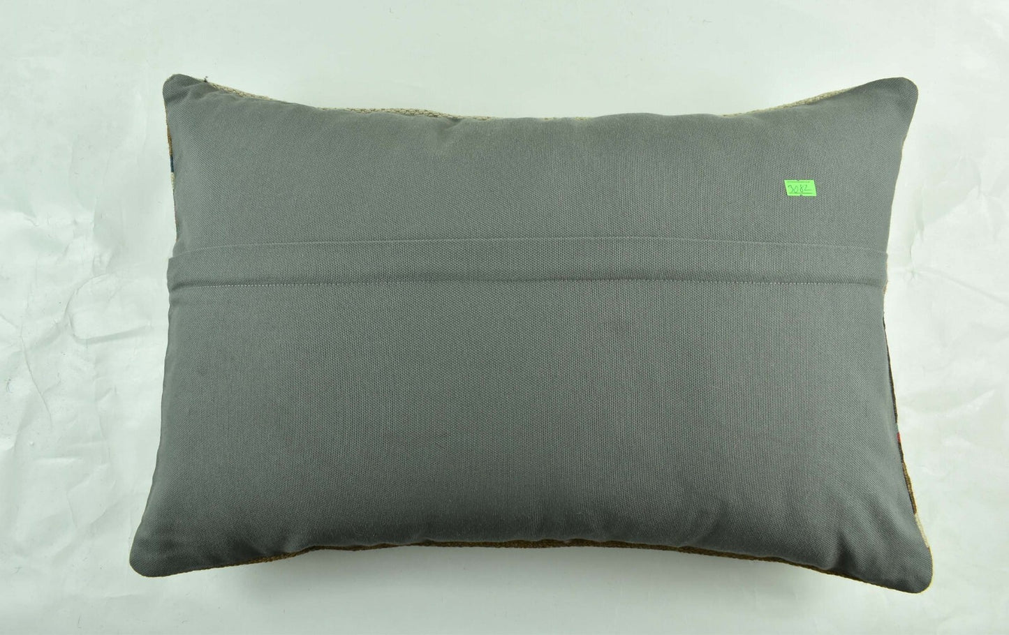 Kilim Pillow Cover 16x24 Tribal Vintage Turkish Carpet Lumbar Pillow Cover 3082