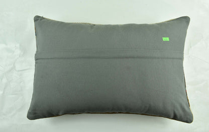 Kilim Pillow Cover 16x24 Tribal Vintage Turkish Carpet Lumbar Pillow Cover 3082