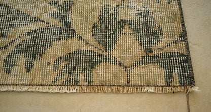 Large Oushak Rug 8.5x5 ft Vintage Rug Faded Turkish Rug Living Room Carpet B02