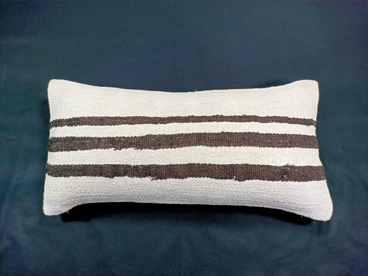 Home Decorative Handmade 12x24 Tribal Vintage Turkish Kilim Pillow Cover E70