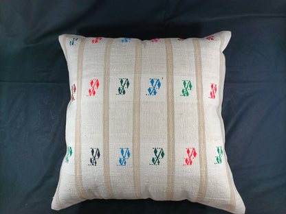 22x22 Kilim Pillow Cover Handmade Vintage Oushak Kilim Cushion Cover E135