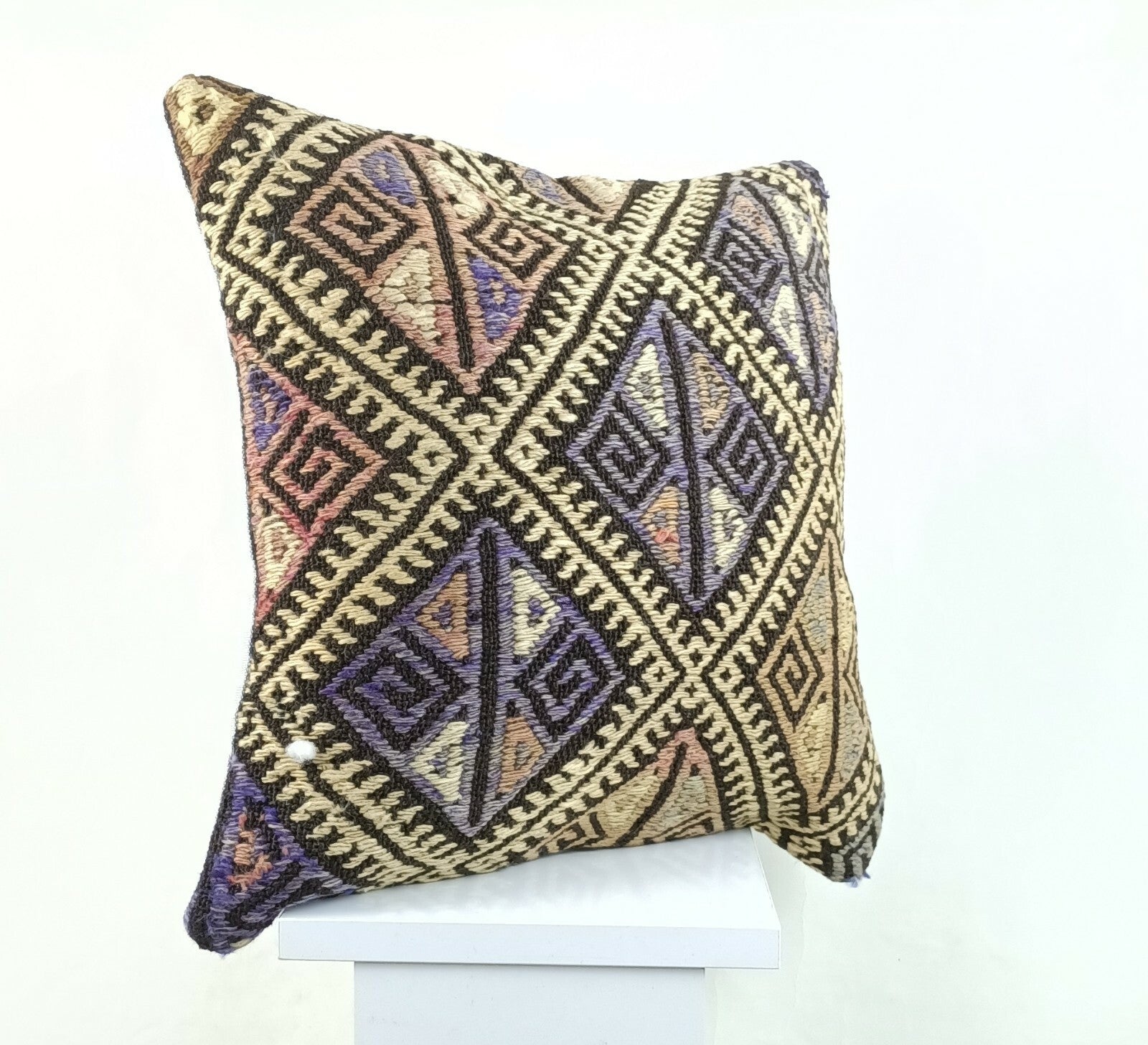 Kilim Pillow Cover 16x16 Oriental Traditional Handmade Bohemian Cushion A1130