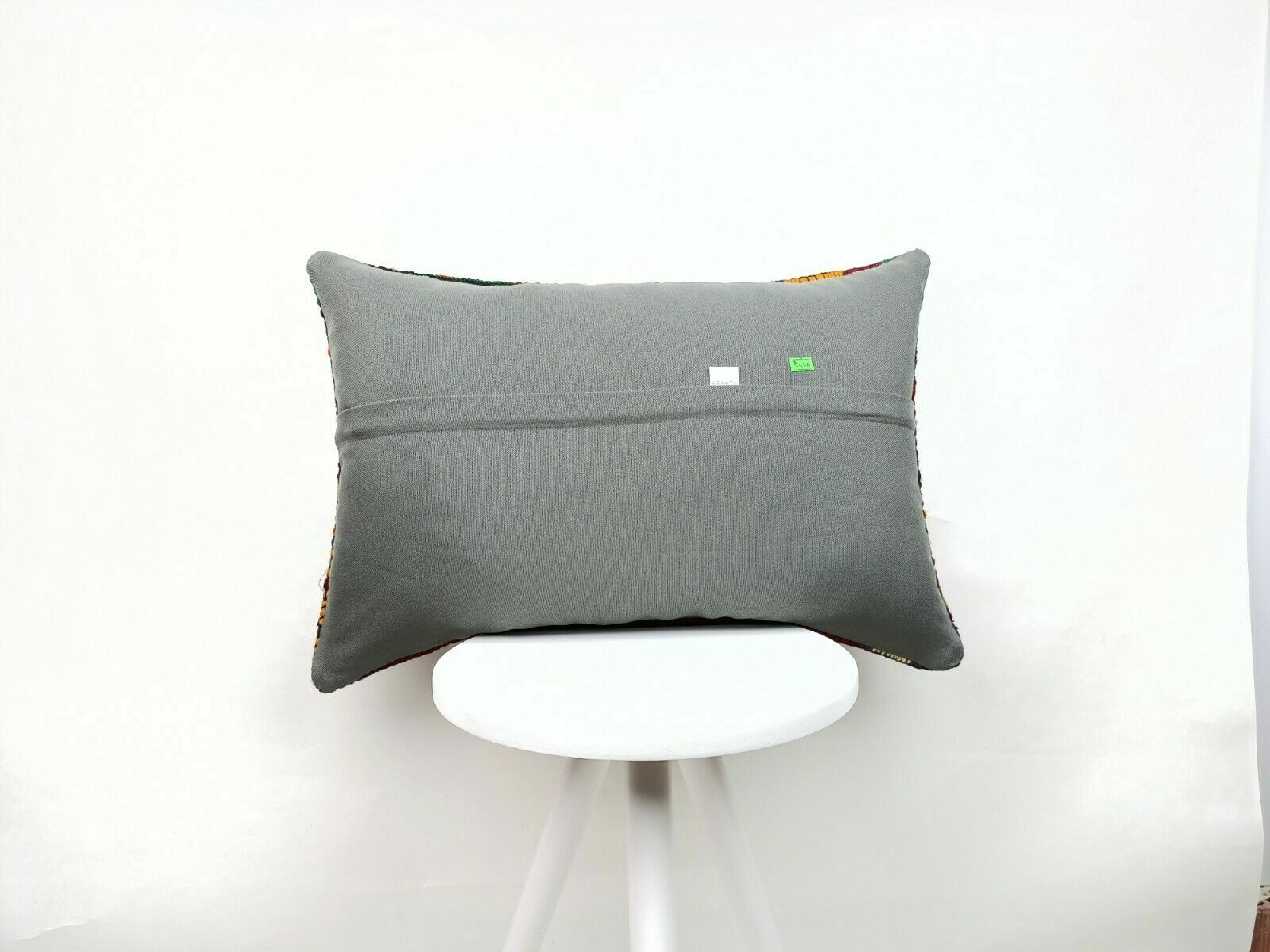 Kilim Pillow Cover 16x24 Handmade Home Decorative Sofa Wool Lumbar Cushion E446