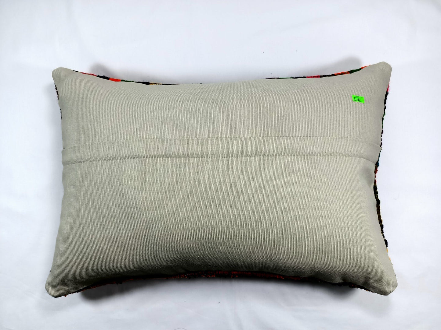 Kilim Pillow Cover 16x24 Tribal Vintage Turkish Carpet Lumbar Pillow Cover E48