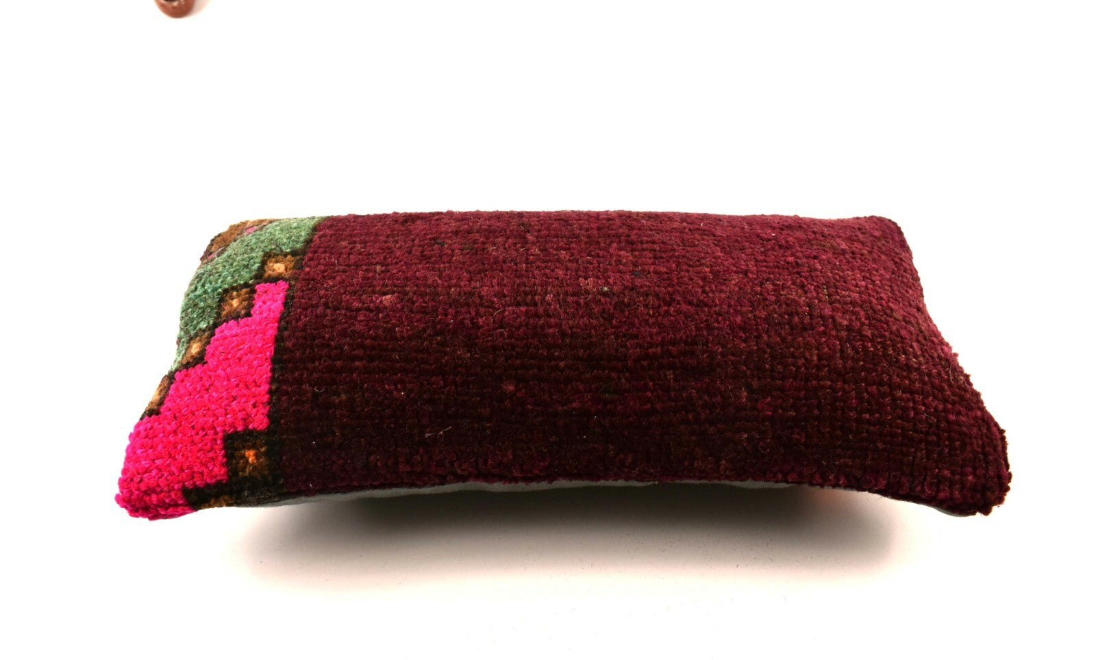 8x16 Kilim Pillow Cover Vintage Tribal Oushak Kilim Ethnic Lumbar Cover A2996