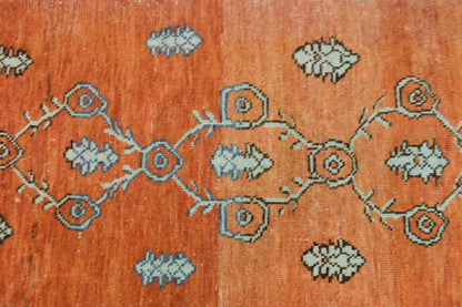 Small Turkish Runner 3.7x2.1 ft Vintage Runner Hallway Runner Handwoven Rug R40