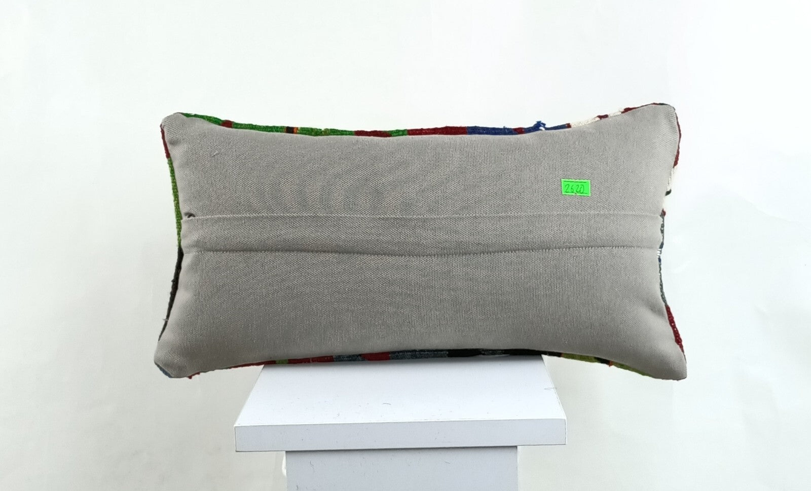 Turkish Cushion Cover 8"x16" Handmade Vintage Boho Ethnic Throw Pillow Case 2620