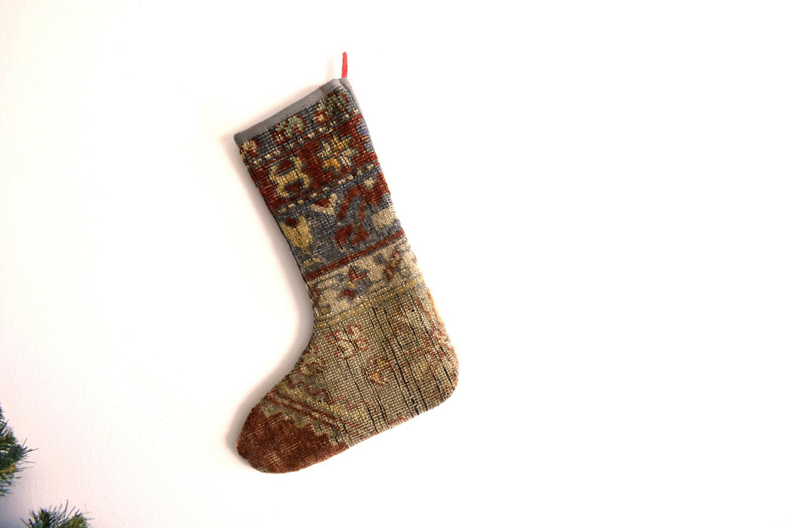Kilim Christmas Stocking Rug Christmas Socks Christmas Decoration Xmas Gift S300