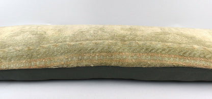 12x48 Vintage Rug Pillow Cover Handwoven Kilim Lumbar Pillow Cover A3310