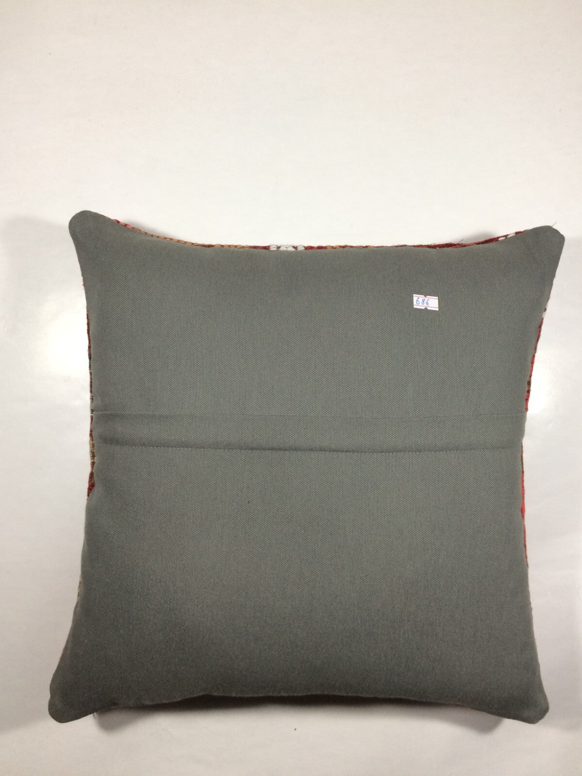 18"x18" Kilim Pillow Cover  Handmade Turkish Vintage Cushion Tribal Lumbar 686