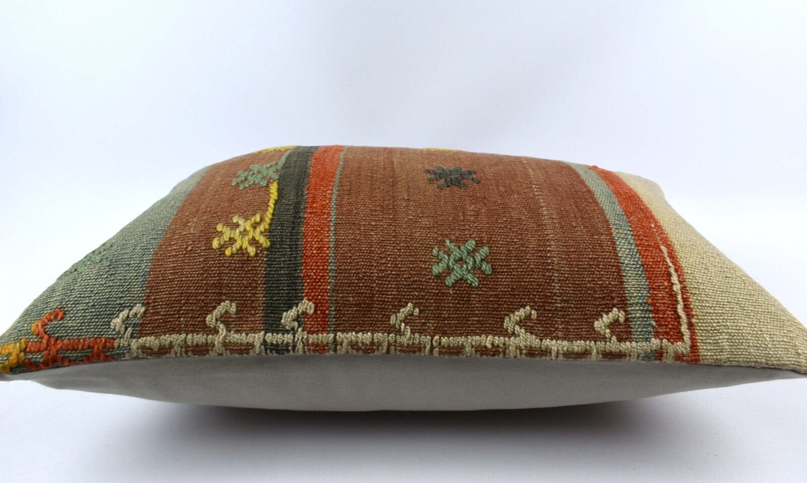 16x24 Kilim Pillow Cover Handmade Vintage Anatolian Lumbar Cushion Cover 4772