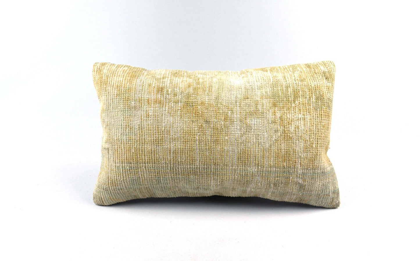 Kilim Pillow Cover 12x20 Handmade Turkish Rug Boho Ethnic Lumbar Cushion 4902