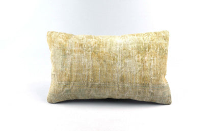 Kilim Pillow Cover 12x20 Handmade Turkish Rug Boho Ethnic Lumbar Cushion 4902