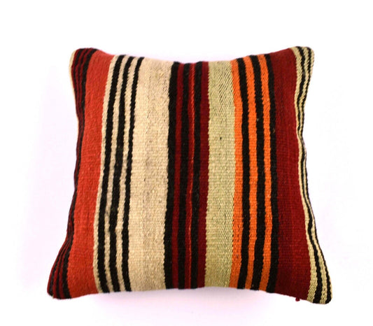 16x16 Ethnic Vintage Turkish Rug Pillow Cover Home Decorative Boho Cushion 4497