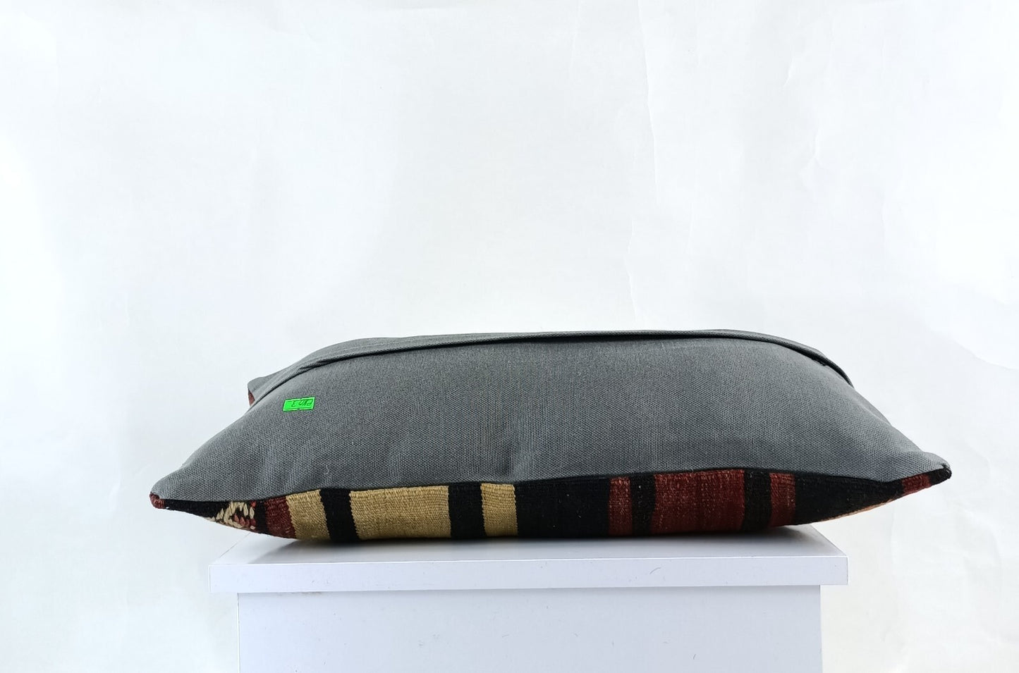 10x20 Kilim Lumbar Pillow Cover Vintage Ethnic Oushak Kilim Pillow Cover E1103