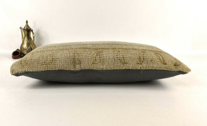 Kilim Lumbar Pillow Cover 10x20 Decorative Handmade Sofa Couch Cushion A2271