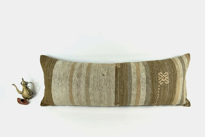 16x42 Kilim Pillow Cover Handmade Extra Large Turkish Lumbar Throw Pillow A2112